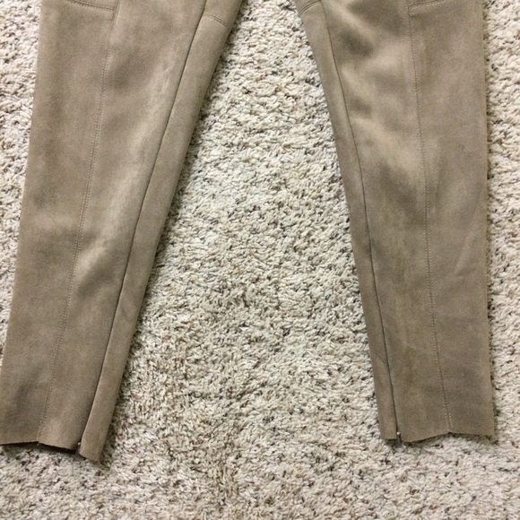 Zara Pants Faux Suede Pull On Leggings Bundle Size S - Picture 4 of 11